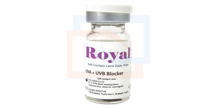 Lentes de contacto estéticos de pupila negra Royal® estético
