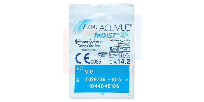 Lentes de contacto 1-day Acuvue Moist blíster