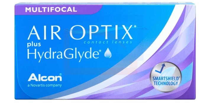 Lentes de contacto para presbicia Air Optix® plus Hydraglyde® Multifocal