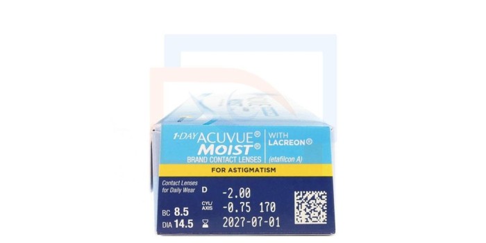 1 day Acuvue® Moist for Astigmatism