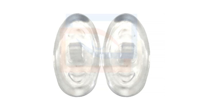 Plaquetas oval de silicona